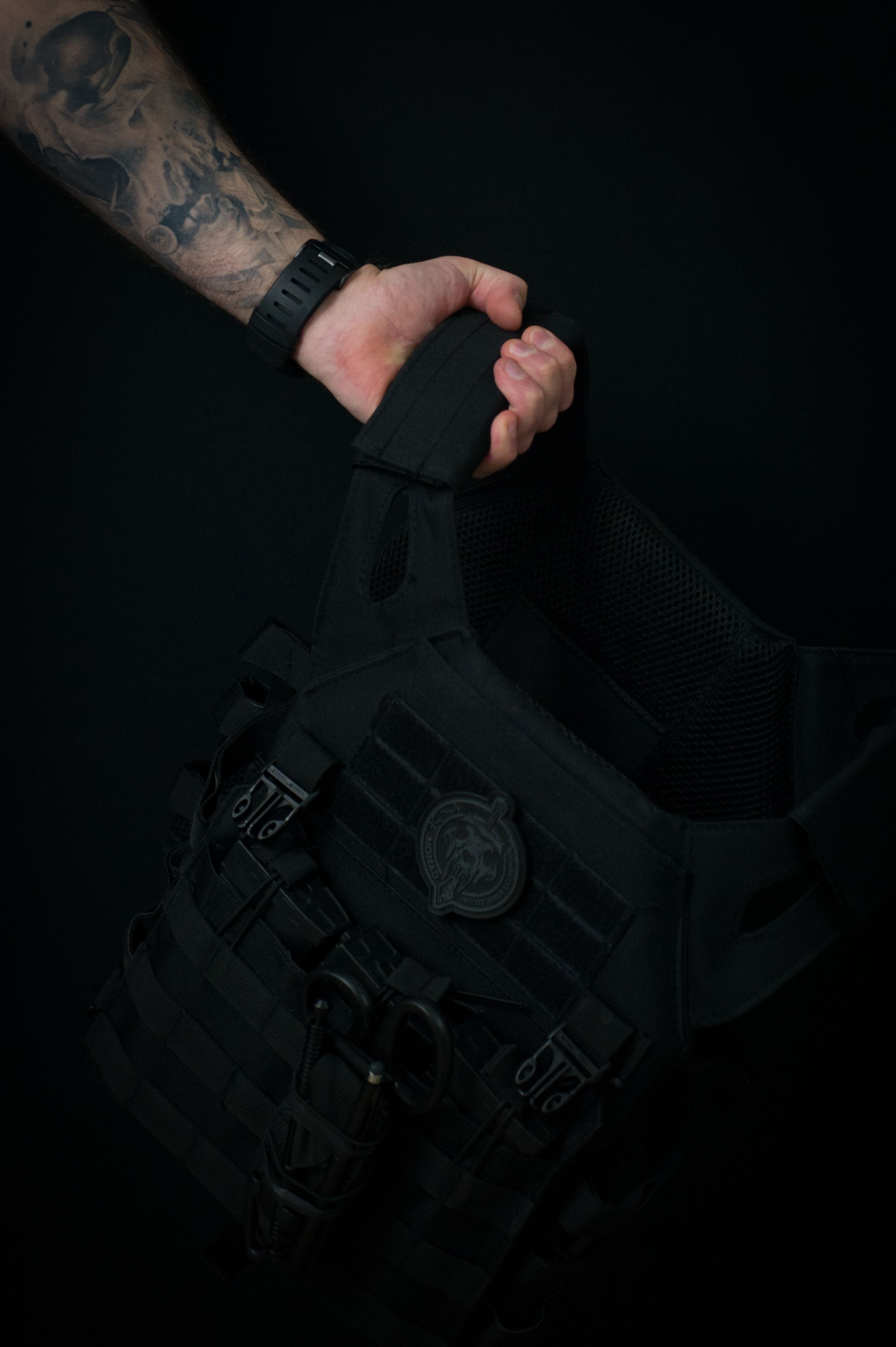 Marcus R. in technical training apparel